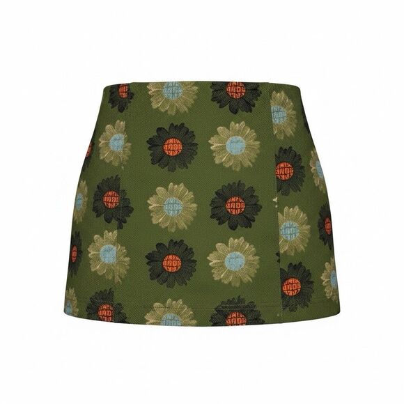 Urban Outfitters Dresses & Skirts - Urban Outfitters Free Your Mind Retro Floral Mini-skirt Size S Green Boho